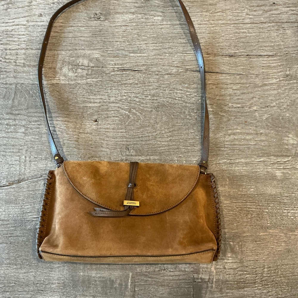 Isabel Marant Brown Suede Shoulder Bag - Picture 3 of 10
